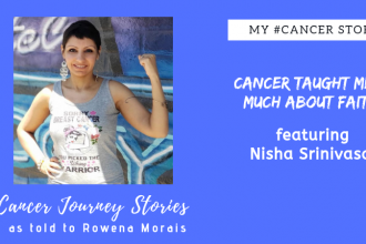 my #cancer story by Nisha Srinivasan