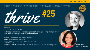 Thrive - The Career Pivot 2021May22
