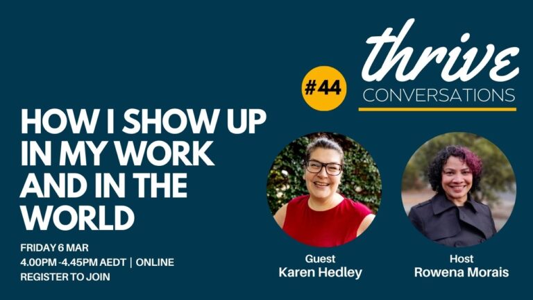 Thrive Conversations feat Karen Hedley